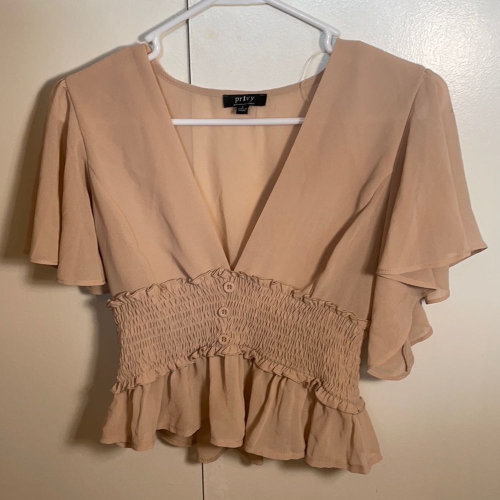 Beige blouse